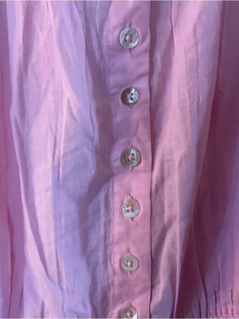 Simply Southern Pink Ruffle Sleeveless Peplum Top Tie Waist Size Small NWT - Picture 9 of 9